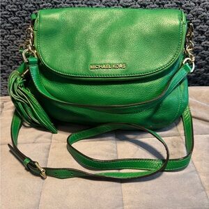 Michael Kors Vibrant Green Crossbody Bag